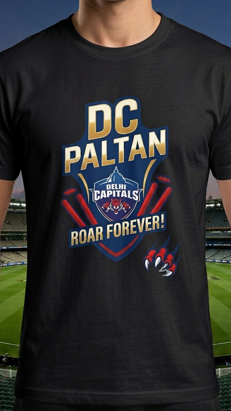 Delhi Paltan Roar Fever Graphic T-Shirt