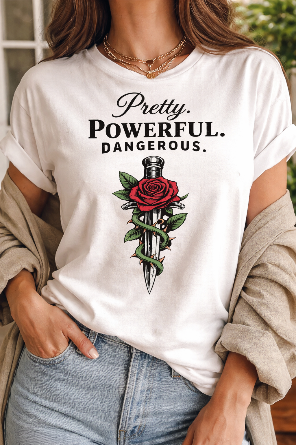 Pretty Powerful Dangerous Graphic T-Shirt