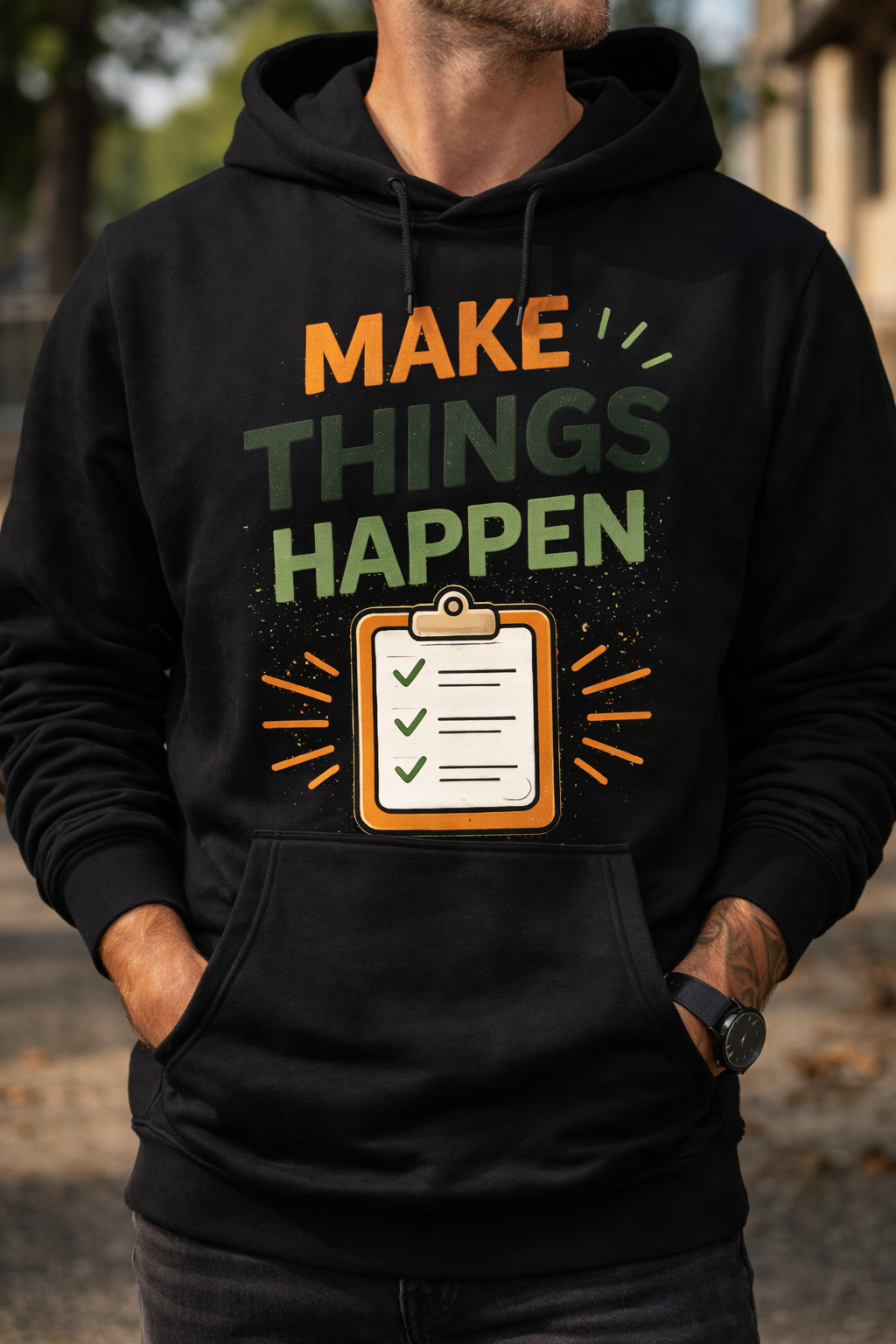Make Things Happen Hoodie – Driven Mindset
