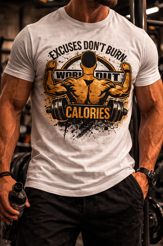 Excuses Don’t Burn Calories Graphic T-Shirt