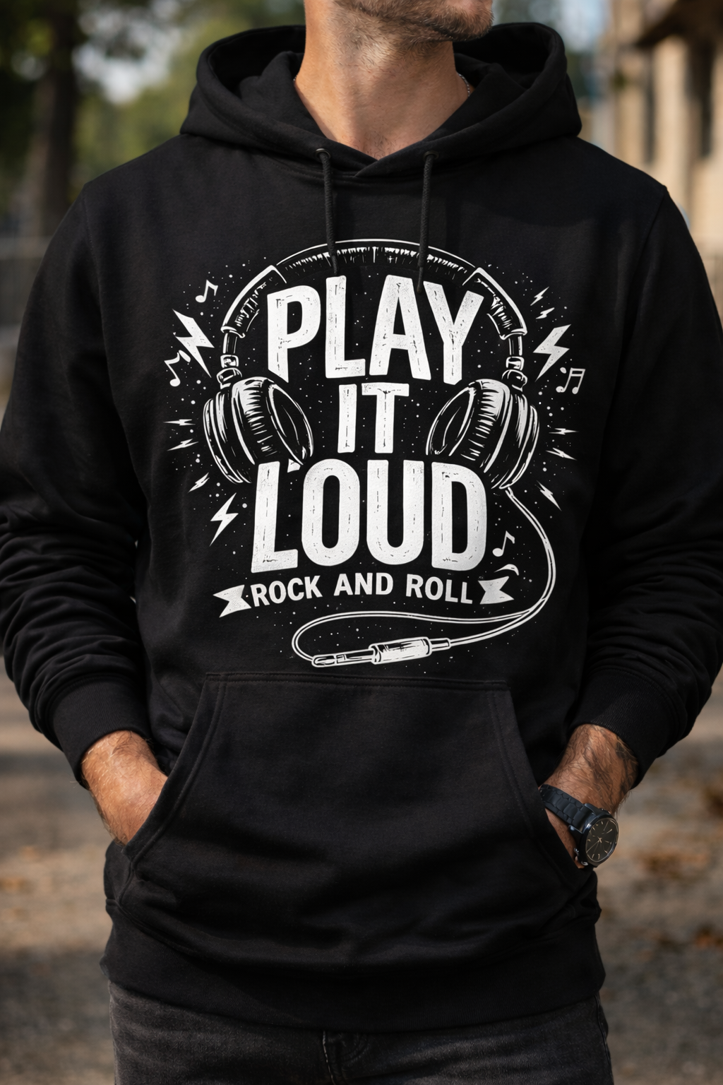 Play It Loud Hoodie – Street Energy Edition