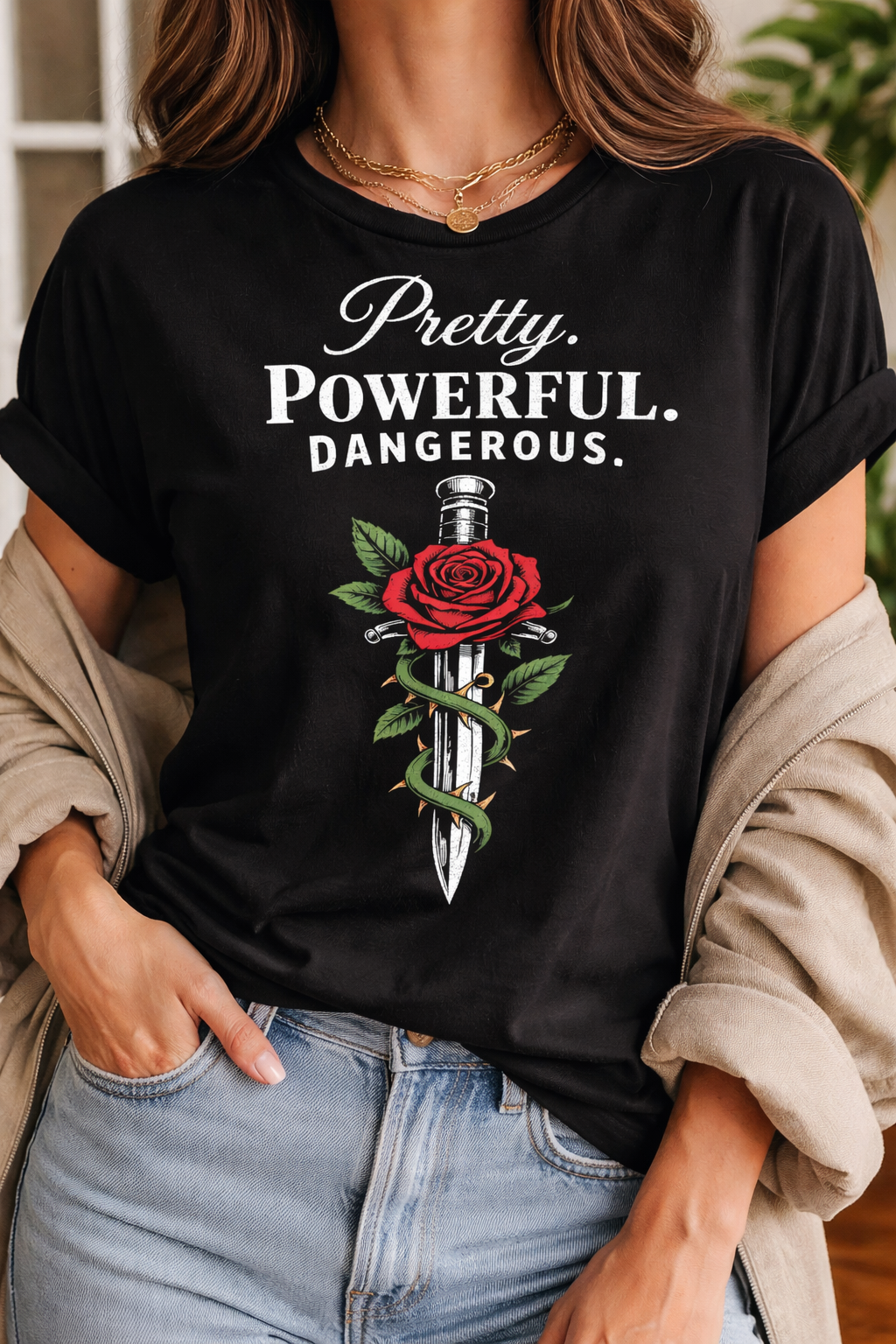 Pretty Powerful Dangerous Graphic T-Shirt