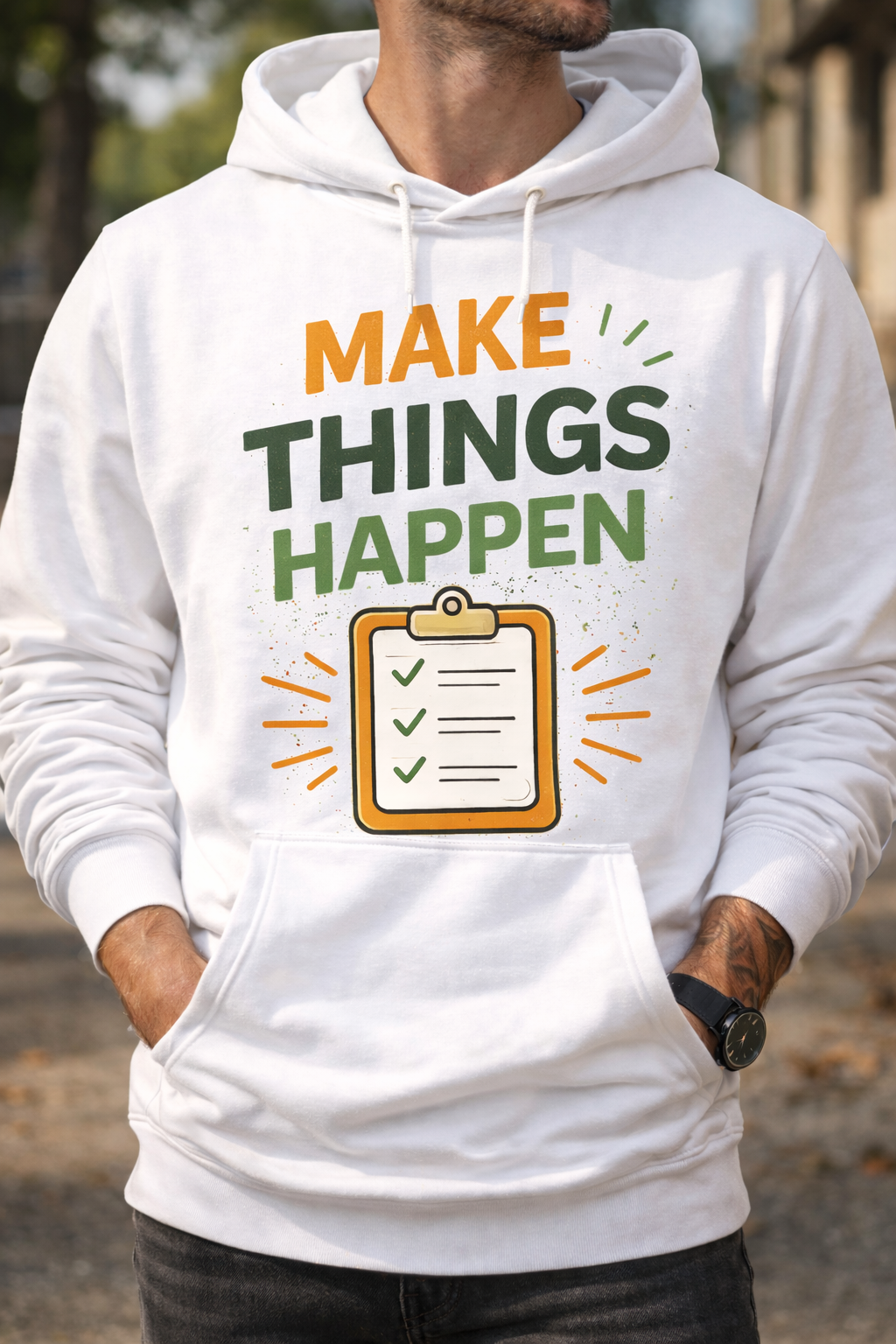 Make Things Happen Hoodie – Driven Mindset