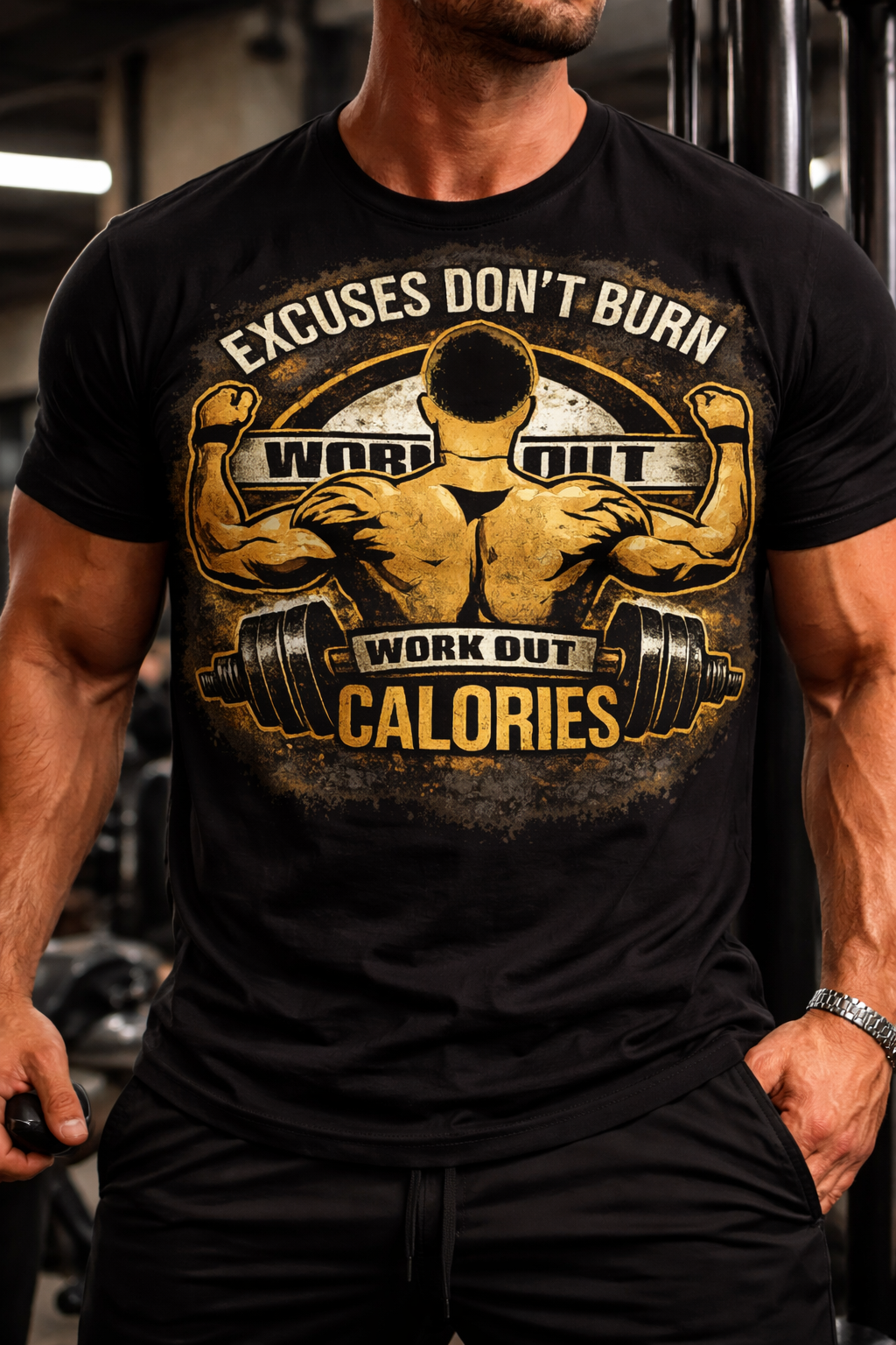 Excuses Don’t Burn Calories Graphic T-Shirt