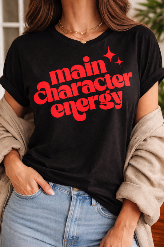 Main Character Energy Graphic T-Shirt