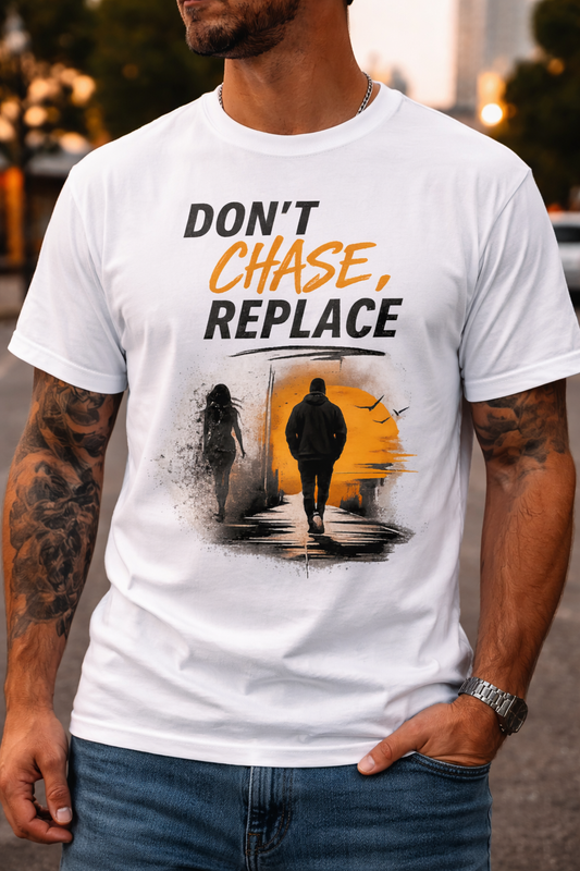Don’t Chase, Replace” Graphic T-Shirt