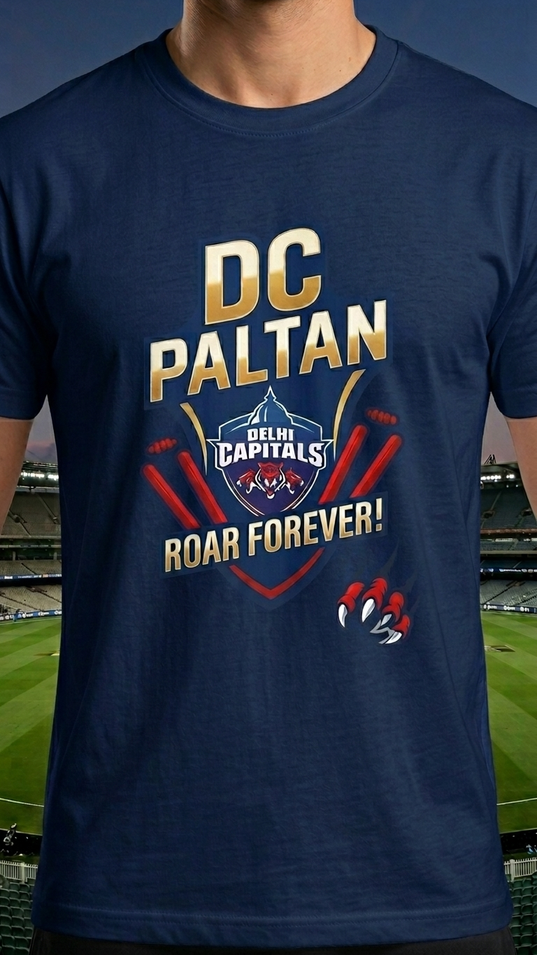 Delhi Paltan Roar Fever Graphic T-Shirt