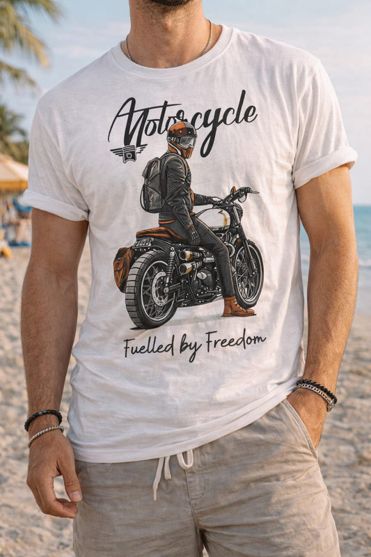 Motorcycle – Fueled By Freedom T-Shirt