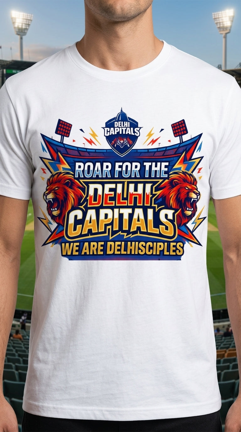 Delhi Capitals “We Are Delhisciples” Fan T-Shirt