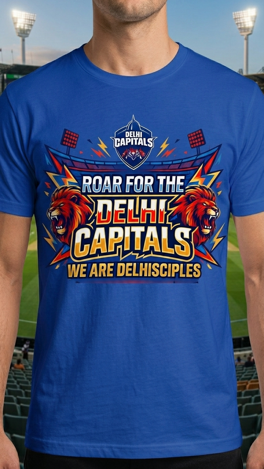 Delhi Capitals “We Are Delhisciples” Fan T-Shirt