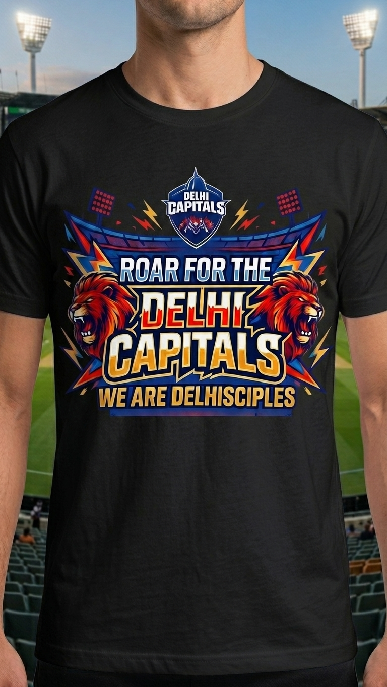 Delhi Capitals “We Are Delhisciples” Fan T-Shirt